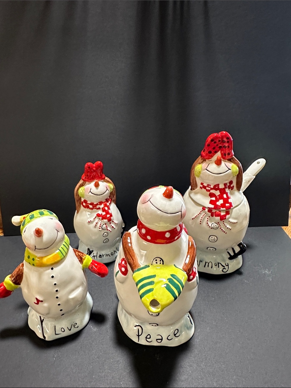 Oneida Christmas snowman set